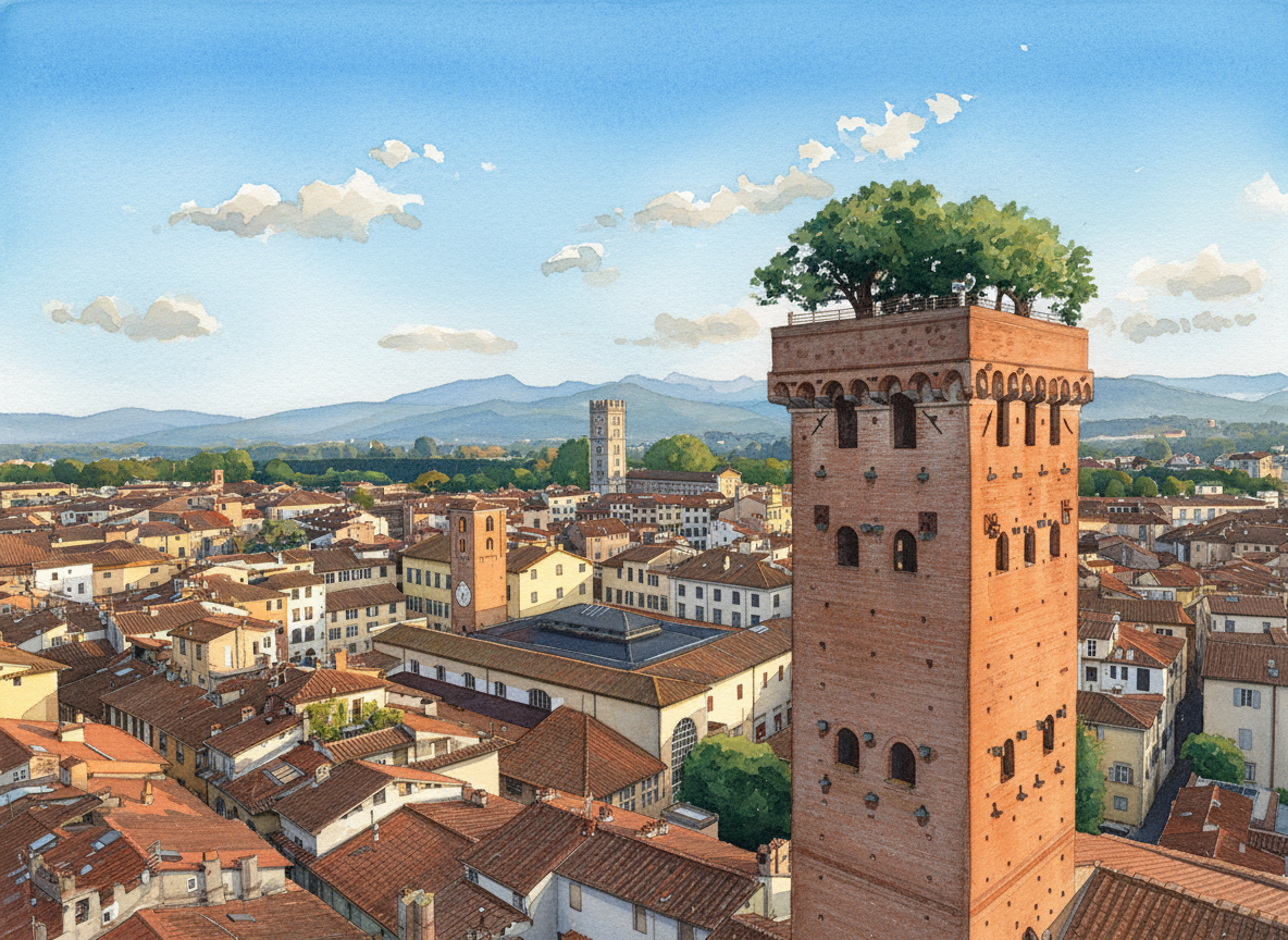 Torre Guinigi, Lucca — audioguida PITORINO