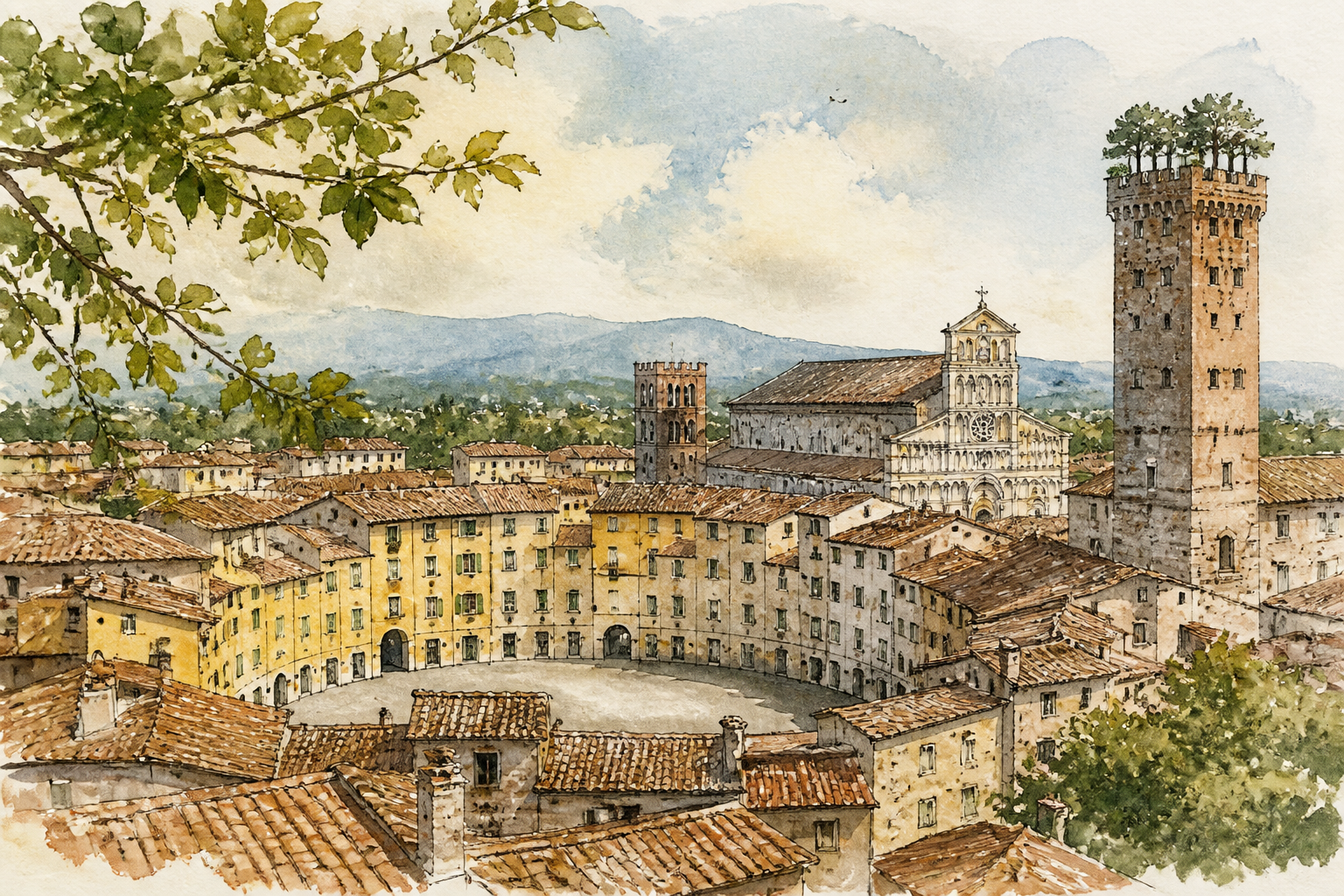 Lucca: L'Incanto tra Pietra e Foglie — percorso audioguidato a Lucca · PITORINO